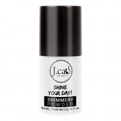 J.Cat Beauty Shine Your Day! Shimmery Powder Spindinti biri pudra Dark Wood