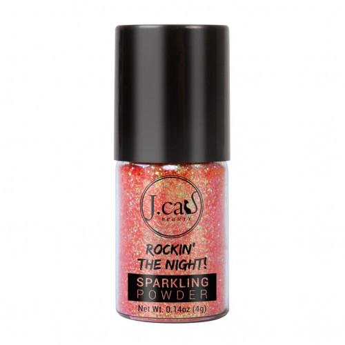 J.Cat Beauty Rockin' The Night! Sparkling Powder Blizgučiai 207 Tangerine