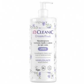 Cleanic Hypoallergenic Creamy Liquid Soap for Body and Hands Hipoalerģiskas krēmziepes 500ml