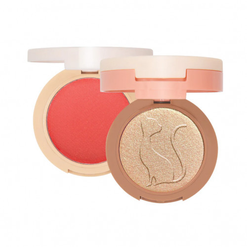 J.Cat Beauty 2in1 Piece Of Cake Blush + Highlighter Skaistalai ir švytėjimo suteikianti priemonė viename Perfect Pear