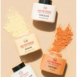 J.Cat Beauty Luxe Pro Powder Makiažą fiksuojanti pudra Banana