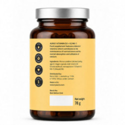 Aurio Food Supplement Vitamin D3+K2 Maisto papildas vitaminas D 120 kapsulių