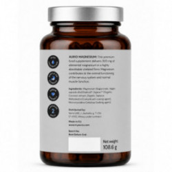 Aurio Food Supplement Magnesium Bisglycinate 300 mg Maisto papildas magnio bisglicinatas 120 kapsulių