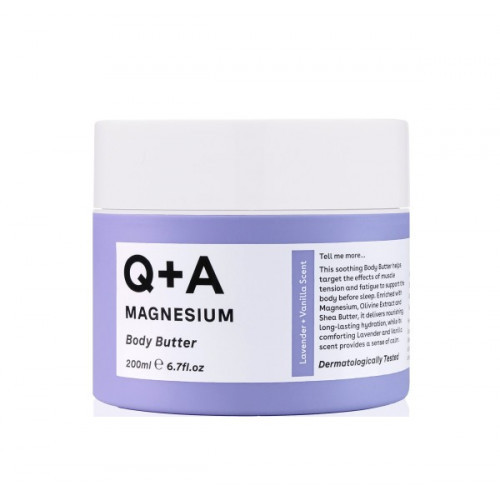Q+A Magnesium Body Butter Kūno sviestas su magniu 200ml