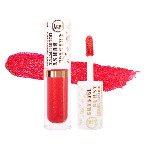 J.Cat Beauty Crystal Burst Liquid Lipstick Skystas lūpdažis 0.8g