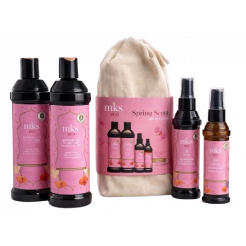 MKS eco Spring Scent Limited Edition Set Rinkinys plaukų priežiūrai Rinkinys