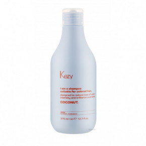 Kezy Coconut Shampoo for Colored Hair Valomasis šampūnas dažytiems plaukams 375 ml