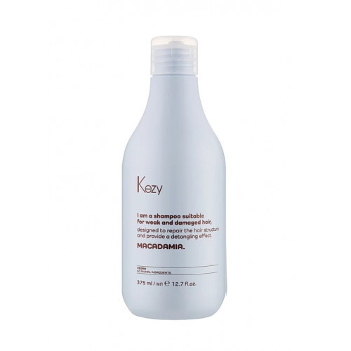 Kezy Macadamia Restorative and Nourishing Shampoo Atkuriamasis ir maitinamasis šampūnas 375 ml