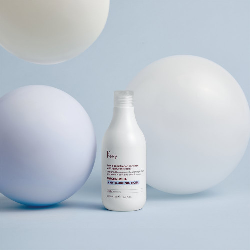 Kezy Macadamia + Hyaluronic Acid Conditioner Regeneruojantis plaukų kondicionierius 375 ml