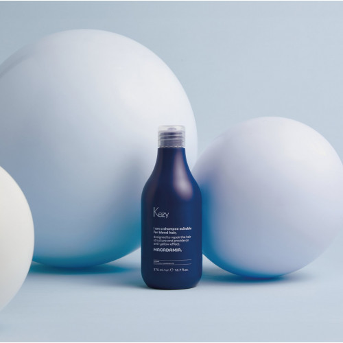 Kezy Macadamia Anti Yellow Shampoo Geltonumą neutralizuojantis šampūnas 375 ml
