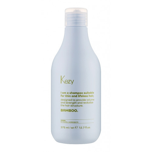 Kezy Bamboo Gentle Cleansing Shampoo Švelniai valantis šampūnas 375 ml