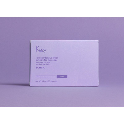 Kezy Scalp No Loss Intensive Lotion Plaukų slinkimą stabdantis losjonas 6x13ml