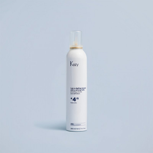 Kezy Volumizing Strong Mousse Stiprios fiksacijos plaukų putos 300ml