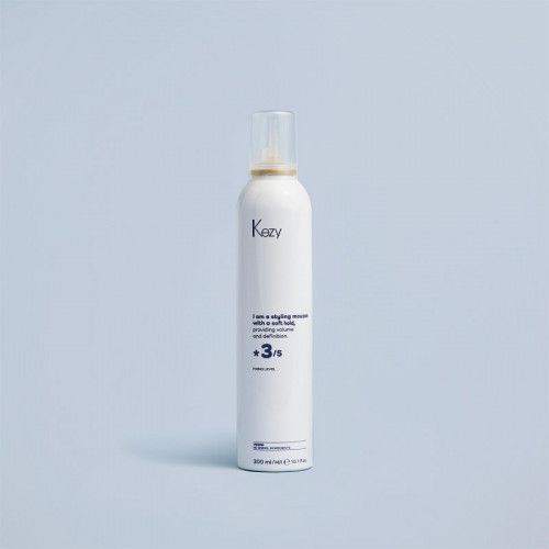 Kezy Volumizing Soft Mousse Lengvos fiksacijos plaukų putos 300ml