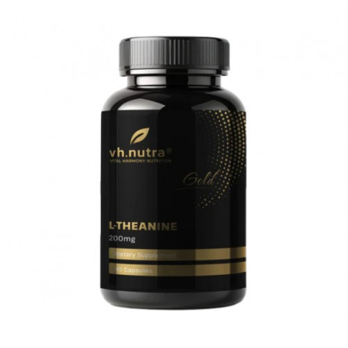 Vitalharmony L-Theanine 200 mg Maisto papildas L-teaninas amino rūgštis 30 kapsulių