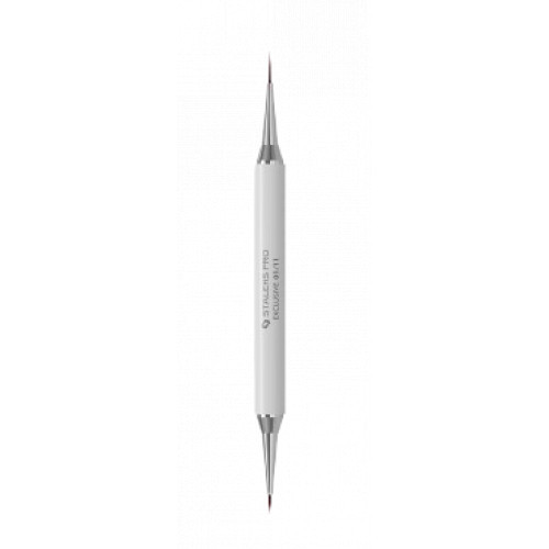 Staleks Double - Ended Brush 7mm/12mm Dvipusis teptukas nagų dizainui 1 vnt.