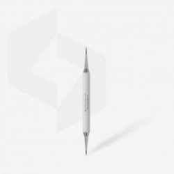 Staleks Double - Ended Brush 7mm/12mm Dvipusis teptukas nagų dizainui 1 vnt.