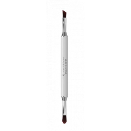Staleks Double - Ended Brush 11mm/9mm Dvipusis teptukas nagų geliui 1 vnt.