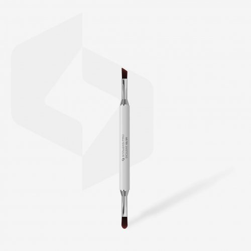 Staleks Double - Ended Brush 11mm/9mm Dvipusis teptukas nagų geliui 1 vnt.