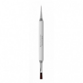 Staleks Double - Ended Brush 10mm/10mm Dvipusis teptukas nagų geliui 1 vnt.