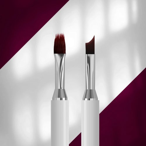 Staleks Double - Ended Brush 11mm/10mm Dvipusis teptukas nagų dizainui 1 vnt.