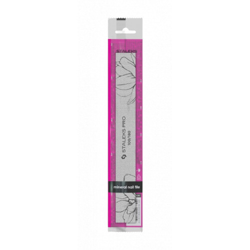 Staleks Expert 20 Straight Mineral Nail File Nagų dildė 100/180 Grit