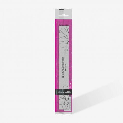 Staleks Expert 20 Straight Mineral Nail File Nagų dildė 100/180 Grit