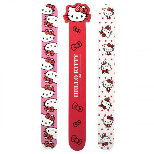 Take Care Hello Kitty Set Of 3 Nail Files Nagų dildžių rinkinys 3 vnt.