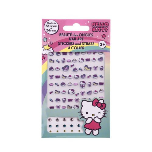 Take Care Nail Art Stickers and Strass Lipdukai nagams Kuromi