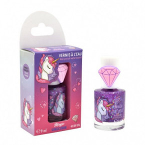 Take Care Water Based Nail Polish Vaikiškas vandens pagrindo nagų lakas su žiedu rinkinyje Magic Unicorn