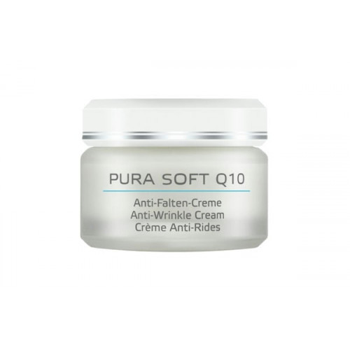 Annemarie Borlind Pura Soft Q10 Anti-Wrinkle Cream Drėkinamasis veido kremas 50ml