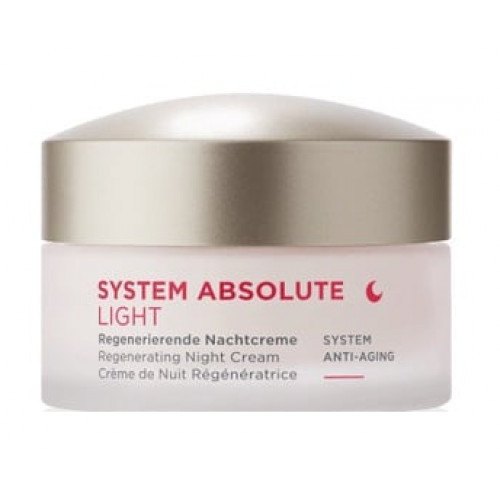 Annemarie Borlind System Absolute Smoothing Night Cream Light Naktinis veido kremas 50ml