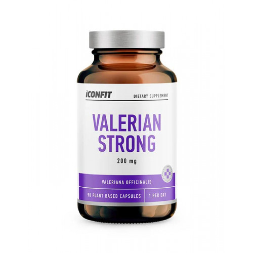 Iconfit Dietary Supplement Valerian Strong Valerijonų šaknies ekstraktas 90 vnt.