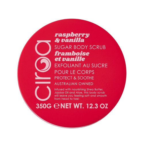 Ciroa Raspberry & Vanilla Sugar Body Scrub Cukraus kūno šveitiklis 350g