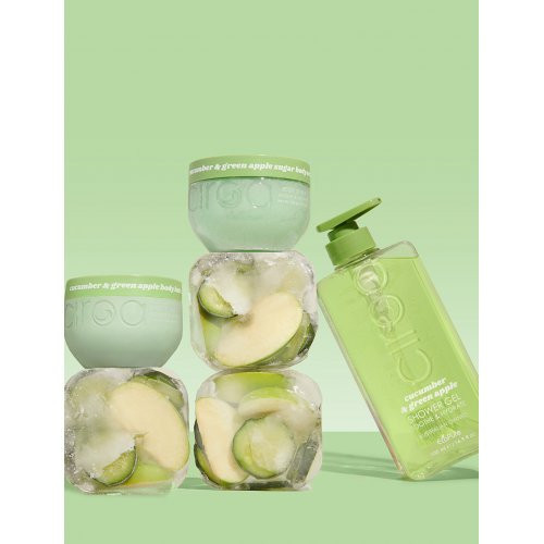 Ciroa Cucumber & Green Apple Sugar Body Scrub Cukraus kūno šveitiklis 350g