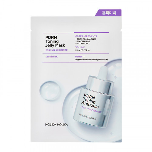 Holika Holika PDRN Toning Jelly Mask Tonizuojanti lakštinė veido kaukė 23ml