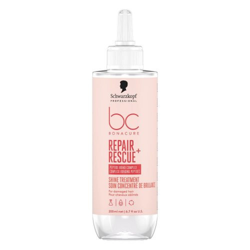 Schwarzkopf Professional BC Repair Rescue+ Liquid Shine Priemonė spindesiui 200ml