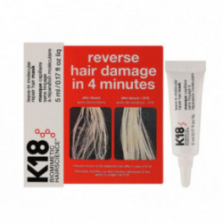 K18 Leave-In Molecular Repair Hair Mask Nenuplaunama molekulinė atkuriamoji kaukė plaukams 5ml