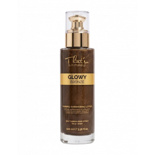 That'so Sun Makeup Glowy Bronze Tannings Shimmering Lotion Švytėjimo suteikiantis savaiminio įdegio losjonas 100ml