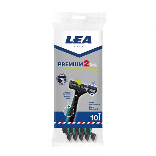 LEA Premium 2 Blades Disposable Razor Vienkartiniai skustuvai 10 vnt.