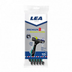LEA Premium 2 Blades Disposable Razor Vienkartiniai skustuvai 10 vnt.