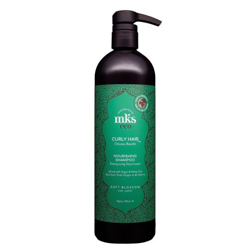 MKS eco Curly Hair Nourishing Shampoo Soft Blossom Scent Maitinantis šampūnas garbanotiems plaukams 296ml
