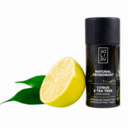 SOLIDU Citrus & Tea Tree Natural Deodorant Citrusų ir arbatmedžio dezodorantas 1 vnt.