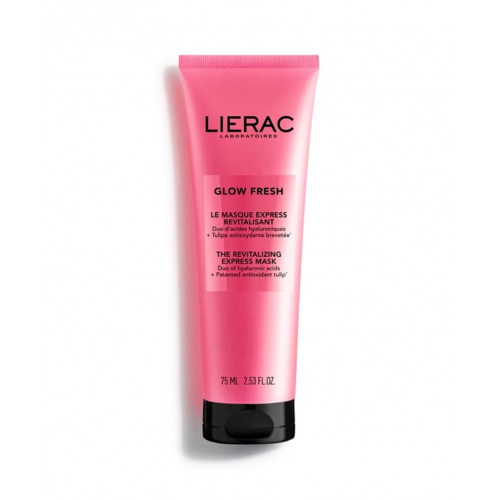 Lierac Glow Fresh The Revitalizing Express Mask Gaivinanti gelinė - kreminė veido kaukė 75ml