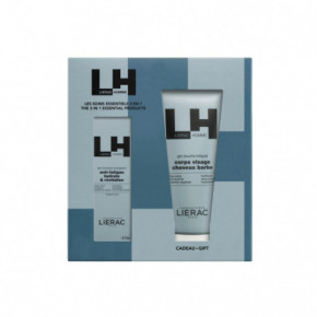Lierac Homme Global Anti-Ageing Fluid + Integral Shower Gel Set Veido ir kūno priežiūros rinkinys vyrams