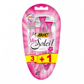 BIC Miss Soleil Sensitive Razors Vienkartiniai skutimosi peiliukai 4 vnt.
