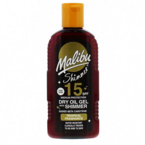 Malibu Shimmer Dry Oil SPF15 Sausas kūno aliejus su apsauga 200ml