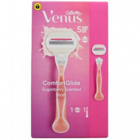 Gillette Venus ComfortGlide Sugarberry Scented Razor Moteriškas skustuvas 1 vnt.