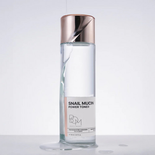BOM Snail Mucin Power Toner Drėkinantis veido tonikas 150ml