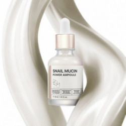 BOM Snail Mucin Power Ampoule Koncentruota sraigių mucino ampulė veidui 30ml